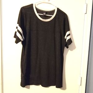 Torrid shirt black and white 2